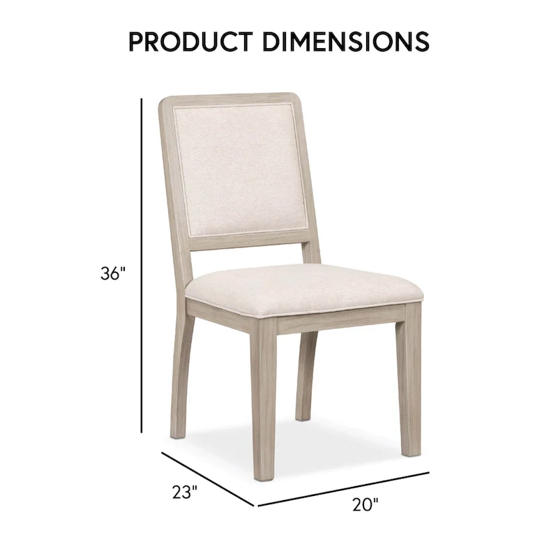 Furniture of America Billet Modern 7-Piece Natural Oak Wood Dining Set