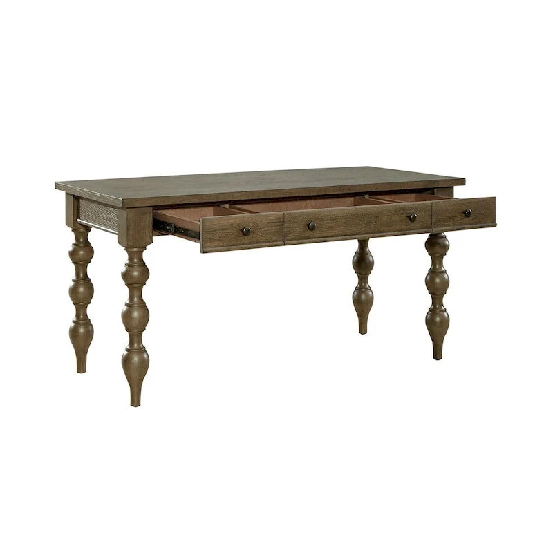 Dusty Taupe Writing Desk