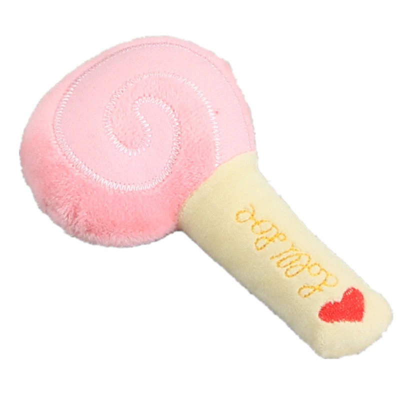 HULIANFU Pet Toys Plush Squeaky Toy Bite-Resistant Clean Dog Chew Puppy Training Toy Soft Banana Bone Vegetable Fruit Pet Supplies - Deanwangkt