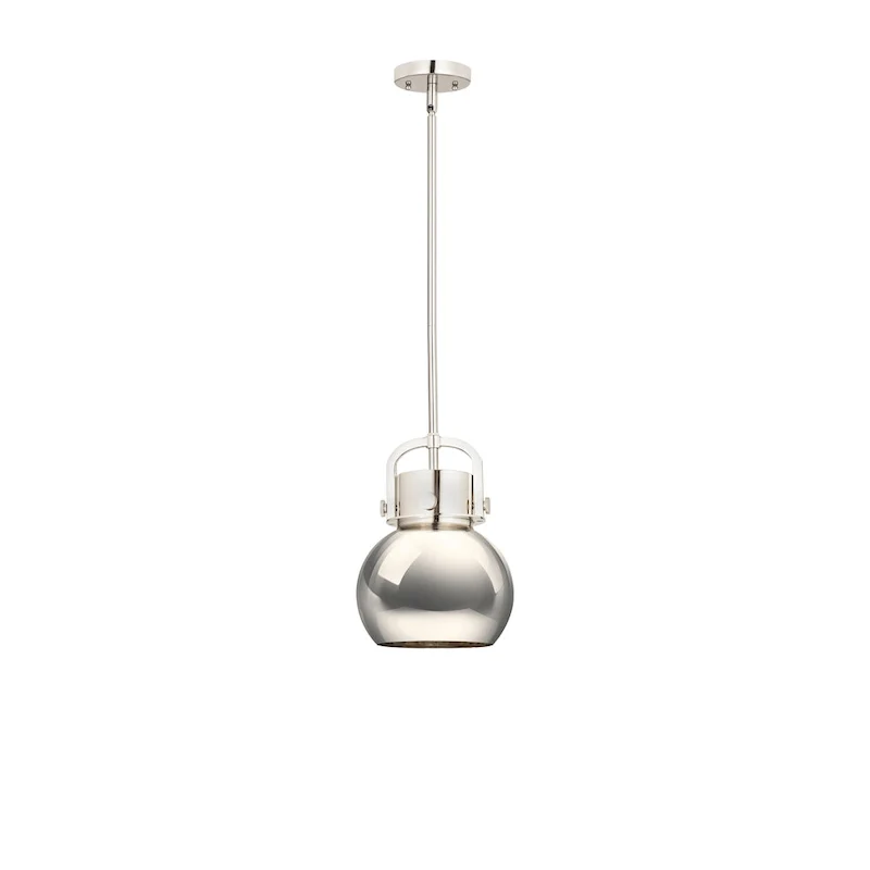 Innovations Lighting Newton Metal Sphere - 1 Light 8  Stem Hung Pendant