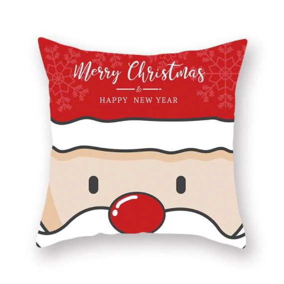 HULIANFU Santa pillowcase Happy New Year 2026  Xmas Gifts  Christmas Decor For Home Merry Christmas Ornament Navidad Natal Xmas Gifts - Deanwangkt