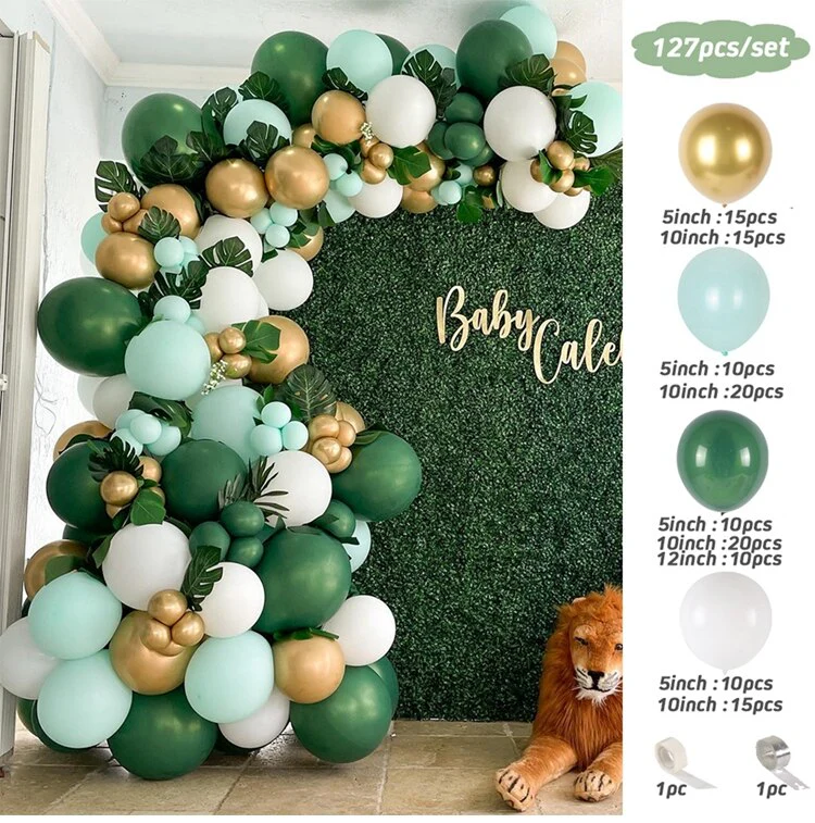 HULIANFU QIFU Macaron Balloons Garland Latex Ballons Arch Happy Birthday Party Decor Kids Adult Wedding Baloon Chain Baby Shower Balon - Deanwangkt