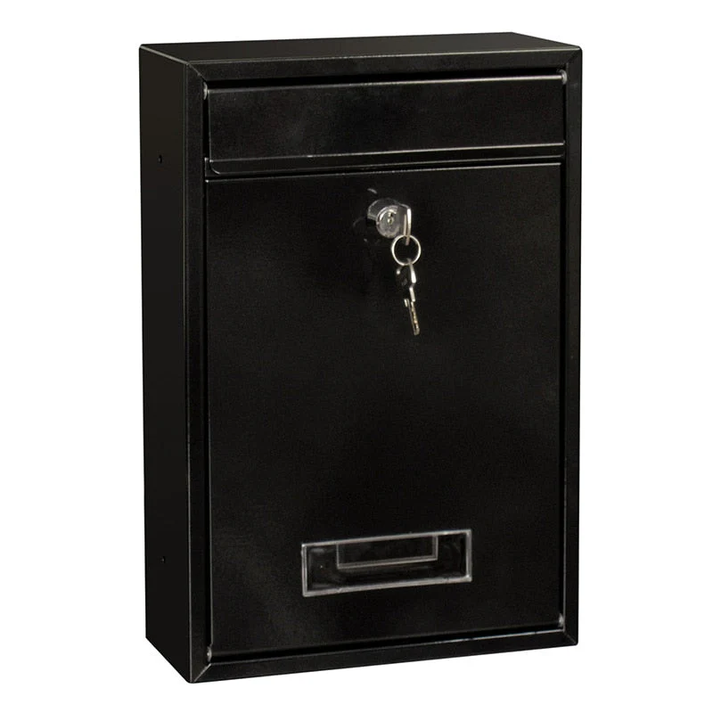 HULIANFU Mailbox Outdoor Wall Mount Security Locking Mailbox Letter Box for Home Garden Decoration Letter Newspaper Magazine Post Box - Deanwangkt