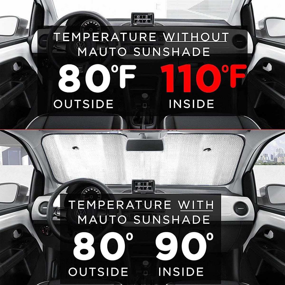 HULIANFU Israel Maccabi Haifa FC Car Windshield Sun Visor Can Effectively Block The Sun For Your Car - Deanwangkt