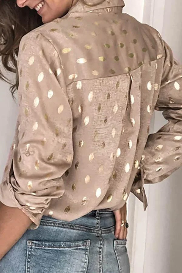 hulianfu hulianfu Loose Long Sleeve Lapel Top - Deanwangkt