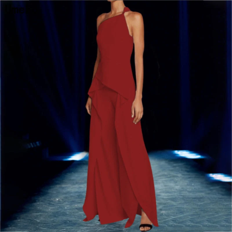 hulianfu Women Elegant Solid Max Off The Shoulder Dress Backless Straps Slash Neck Fashion Dresses Sexy Sleeveless Party Clothes - Deanwangkt