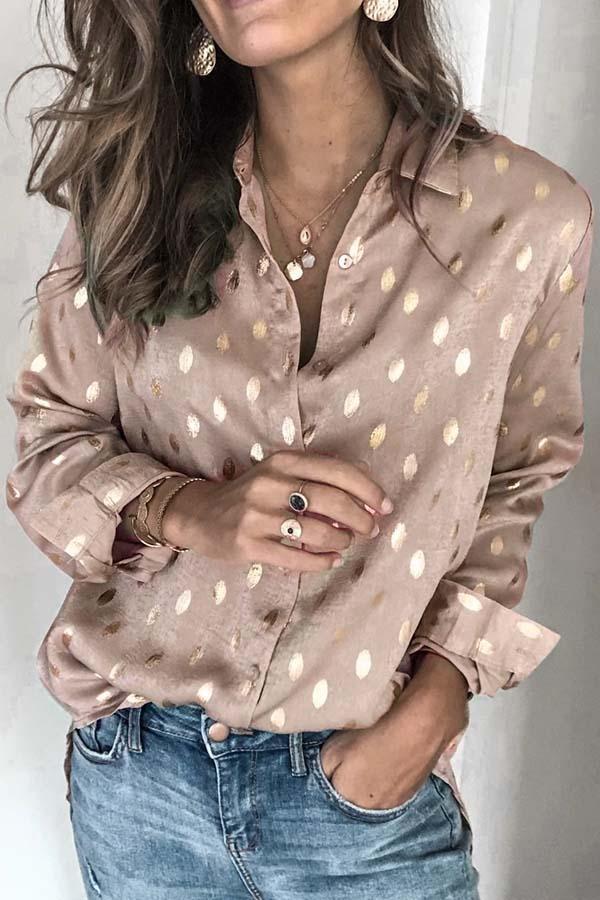hulianfu hulianfu Loose Long Sleeve Lapel Top - Deanwangkt