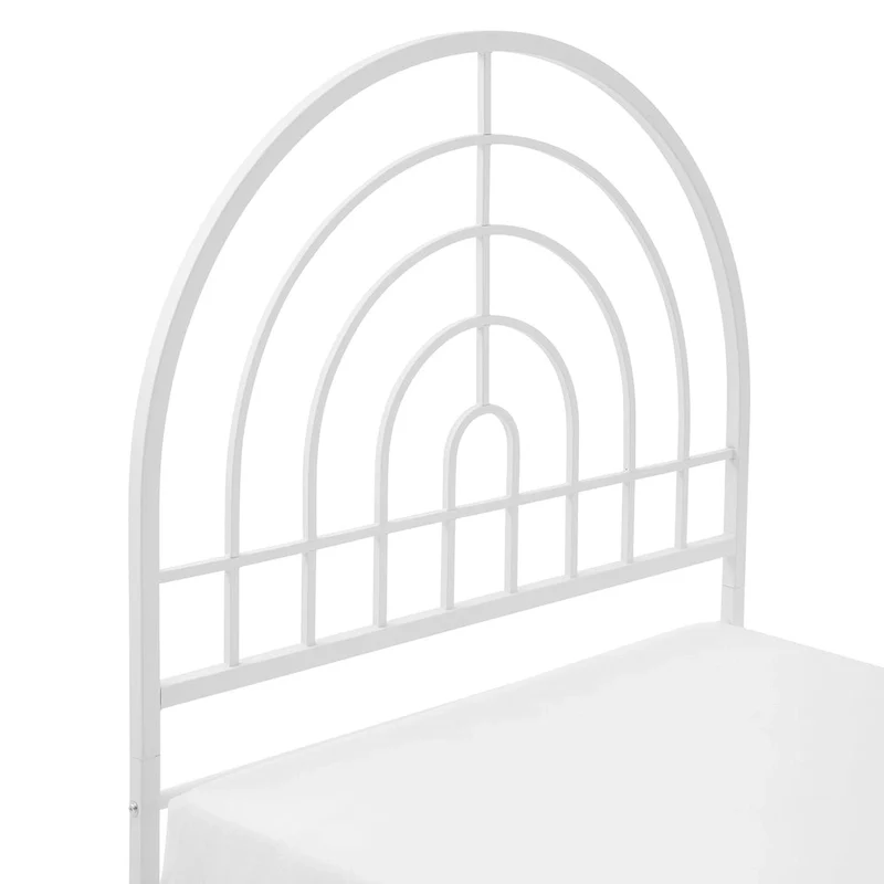 Walker Edison Modern Metal Arch Twin Bed Frame