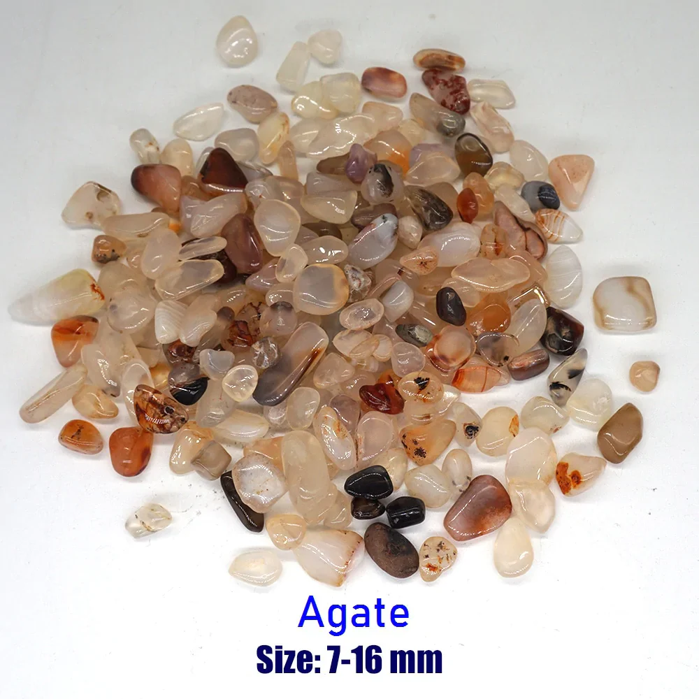 HULIANFU Natural Stones Gravel Crystals Chip Quartz Ore Minerals Reiki Healing Tumbled Agates Specimen Gemstones Home Aquarium Decoration - Deanwangkt