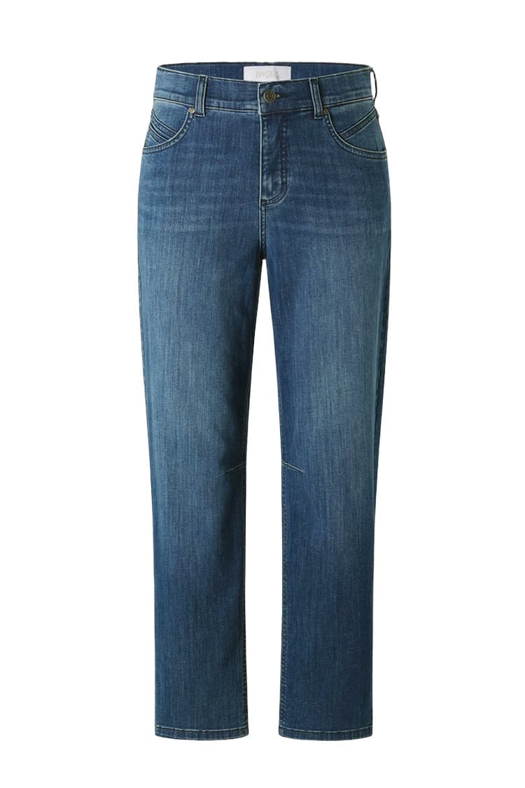 Angels Damen Barrel Hose in Relaxed Fit mit geschwungenem weiten Bein aus weicher Baumwollmischung