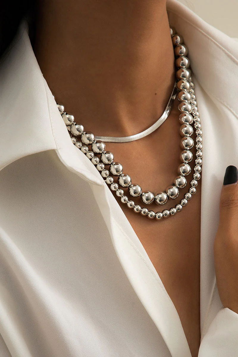 hulianfu Fashion Daily Solid Split Joint Necklaces - Deanwangkt