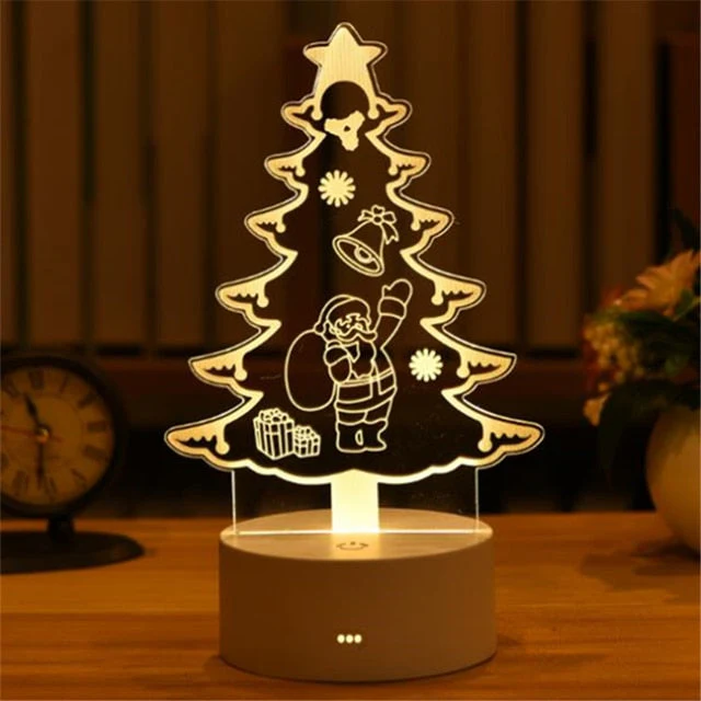 HULIANFU Romantic Love 3D Acrylic Led Lamp for Home Children Night Light Table Lamp Birthday Party Decor Valentine Day Bedside Lamp - Deanwangkt