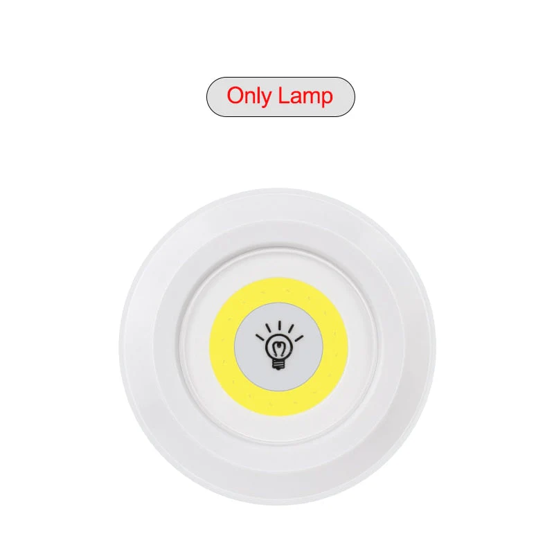 HULIANFU LED Light COB Under Cabinet Light Night Light Wireless Remote Control Dimmable Wardrobe Lamp 3W Super Bright Closet Lighting - Deanwangkt