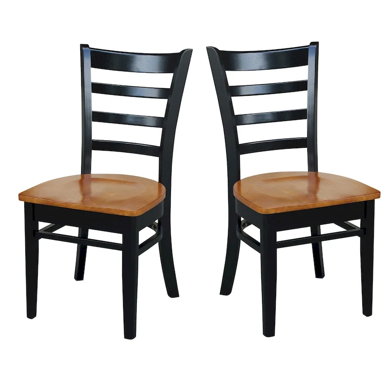 International Concepts Set of Two Emily Side Chairs