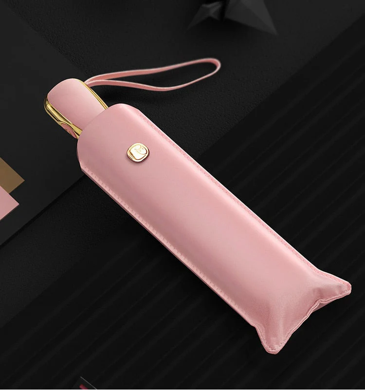 HULIANFU Super Thin Women Automatic Umbrella For Raining Ultralight High Quality UV Umbrella Girls  Portable Folding Umbrellas Parasol - Deanwangkt