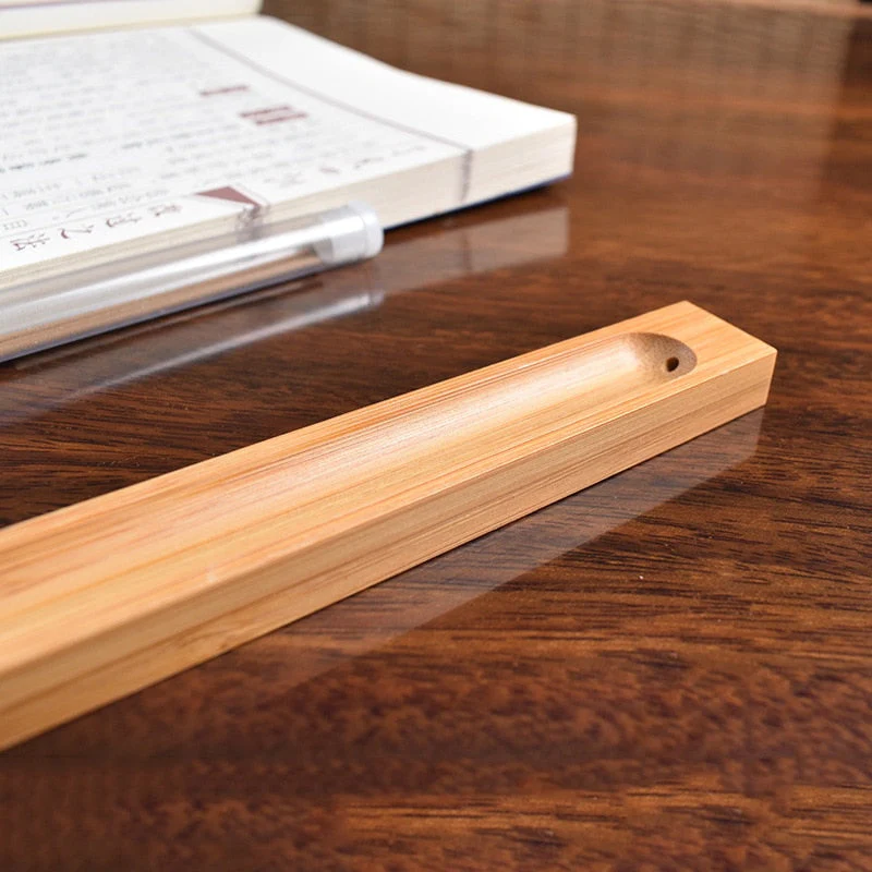 HULIANFU Wood Incense Stick Holder 23cm Line Incense Burner Wooden Crafts Sandalwood Coil Base Home Decoration - Deanwangkt