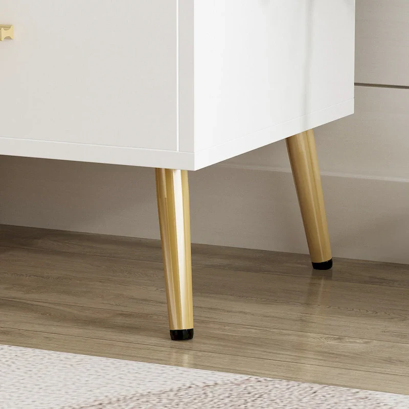 One Drawer Nightstand With One Open Shelf