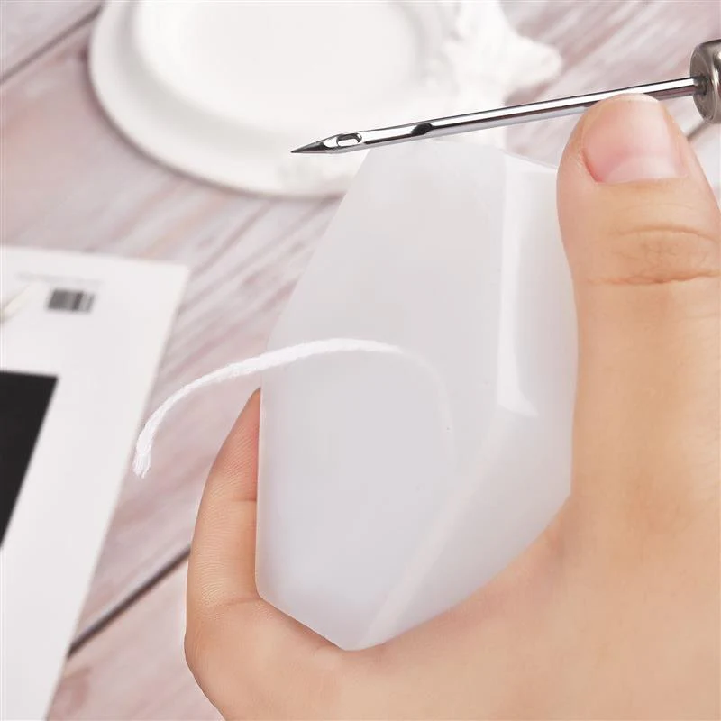 HULIANFU Round Hole Cone for DIY Silicone Mold Making Punch Tool Hand Drill Equipment Practical Gadget Punching Needle Candle Wick Tools - Deanwangkt
