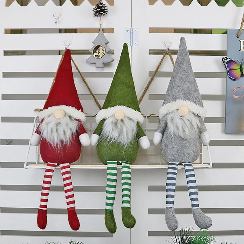HULIANFU Santa Claus Christmas Doll Merry Christmas Decorations for Home Elk Christmas Ornaments Xmas Tree Decor  Navidad Natal Gifts - Deanwangkt