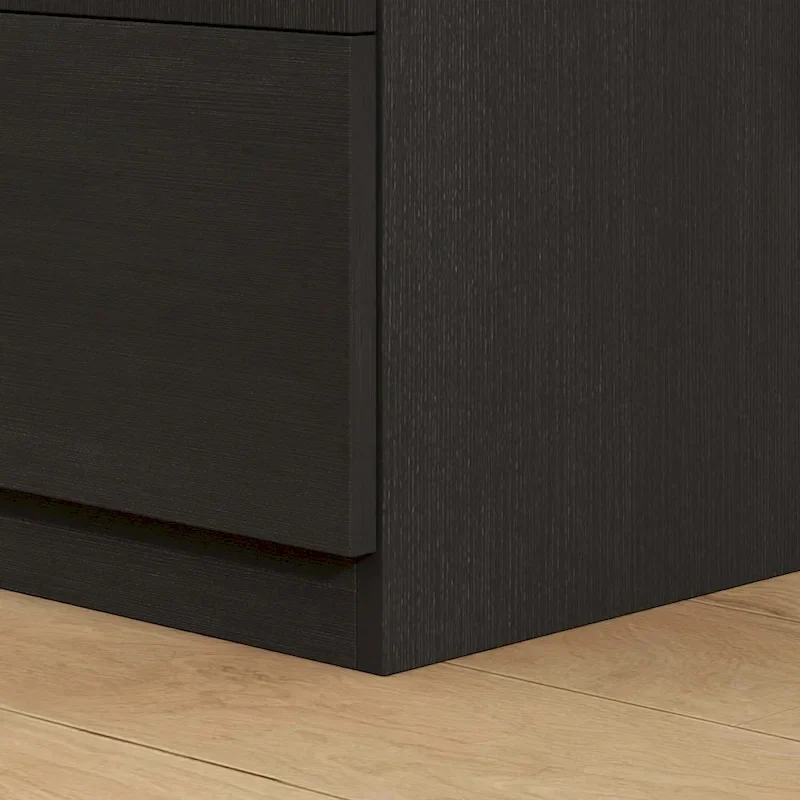 31.5W x 66.9H Wardrobe Armoire Cloest with Drawer In Black,White