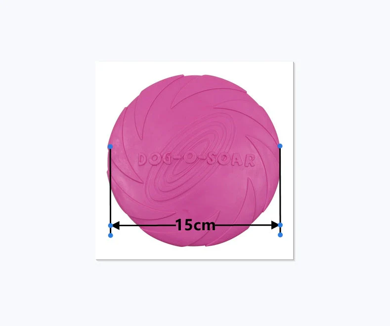 HULIANFU Pet Flying Discs EVA Dog Training Ring Puller Resistant Bite Floating Toy Puppy Outdoor Interactive Game Playing Products Supply - Deanwangkt