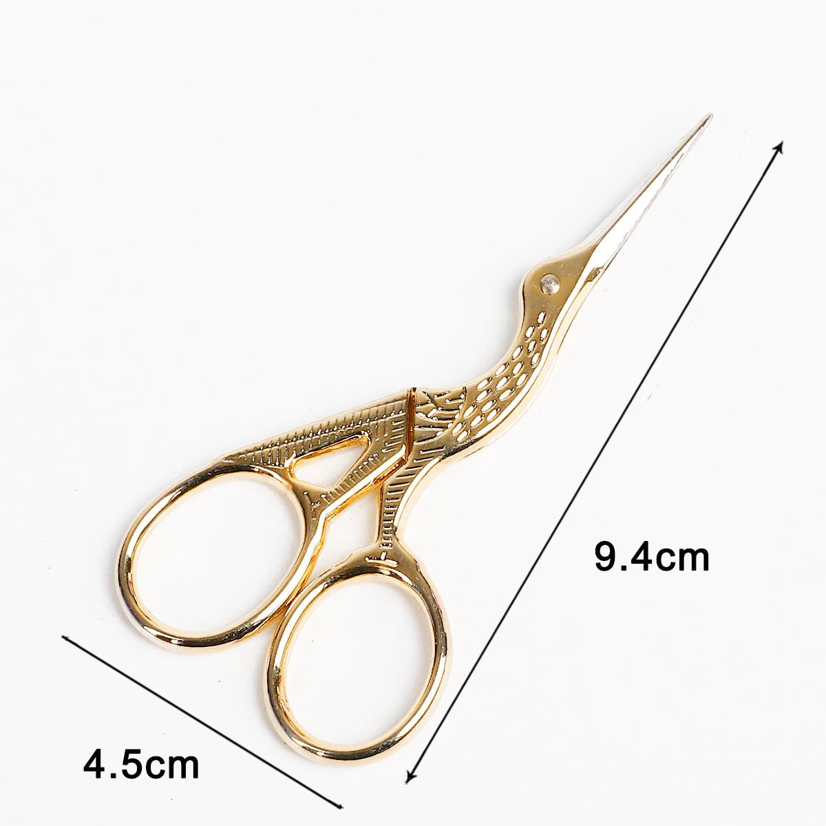 HULIANFU Vintage Stainless Steel Tailor Yarn Trim Cut cross stitch Scissor fabric Needlework Embroidery Thread knitting tool Sewing Tool - Deanwangkt