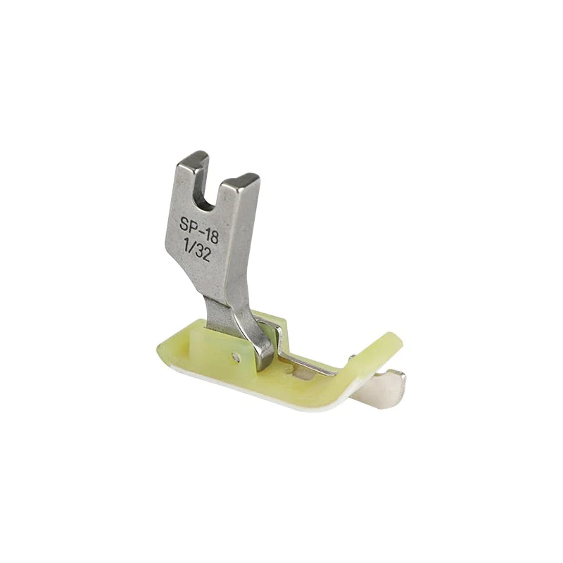 HULIANFU SP-18 Left and Right Side Stop Plastic Presser Foot Flat Plastic Presser Foot with Knife Open Thread Tangent Presser Foot - Deanwangkt