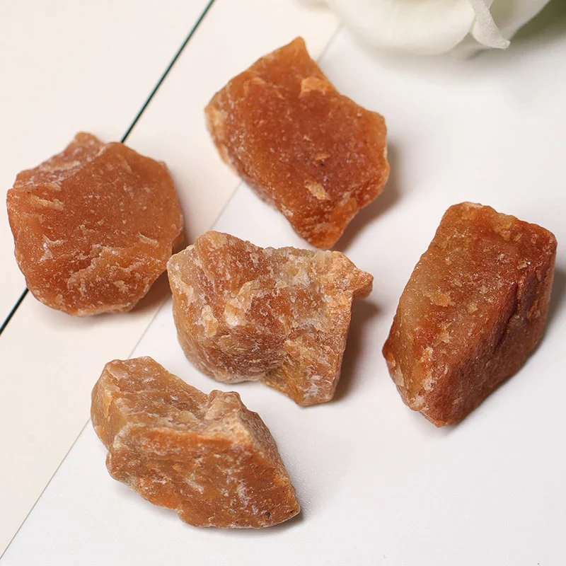 HULIANFU Natural Crystal Quartz Coarse Mineral Specimen, Rose Crystal, Irregular Shape, Rough Rock, Reiki Healing Stone Home Decoration - Deanwangkt