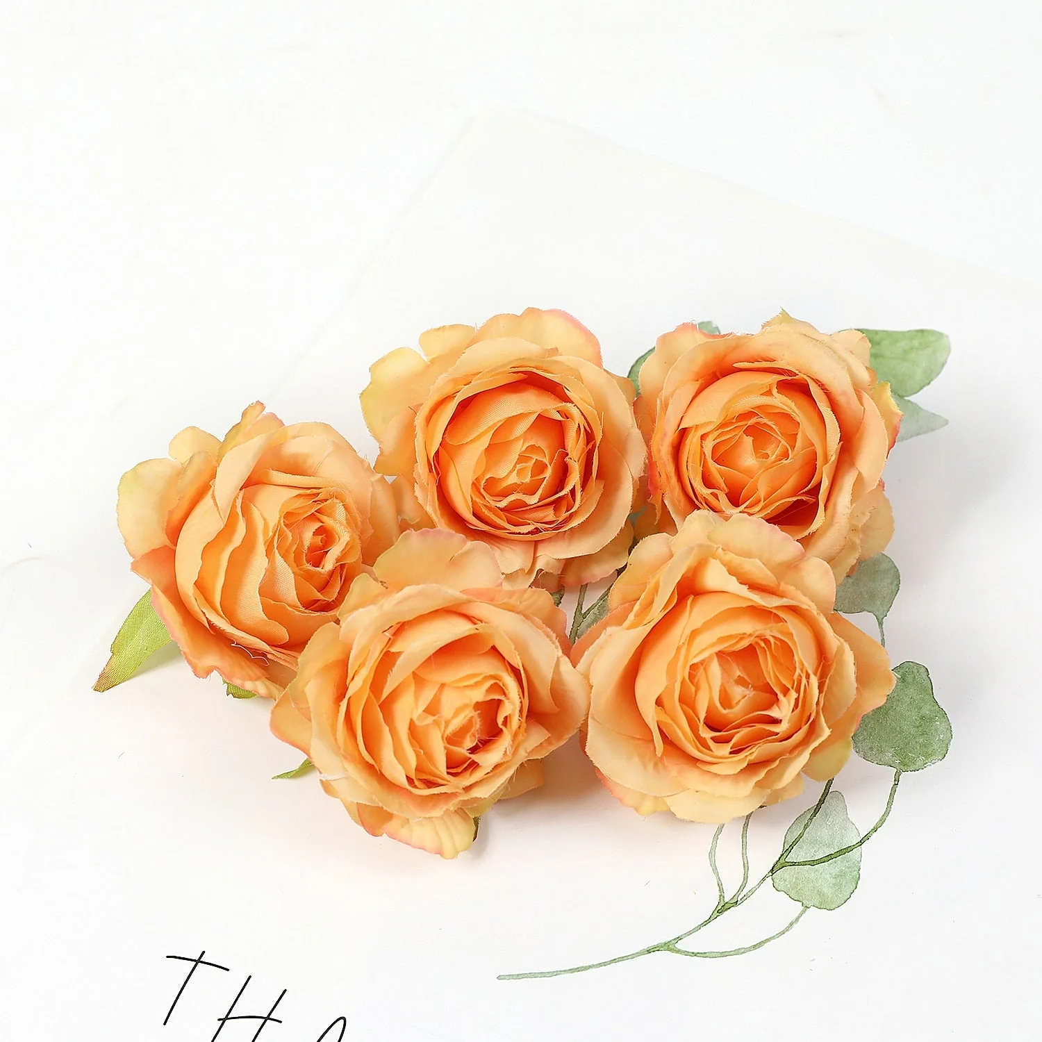 HULIANFU 2026  5PCs Rose Artificial Flowers Silk Fake Flowers For Home Room Decor Party Wedding Valentines Day Decorations DIY Crafts Accessory - Deanwangkt