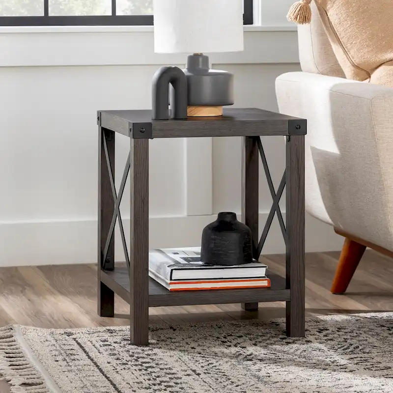 Middlebrook Kujawa 18-inch X-side Accent Table