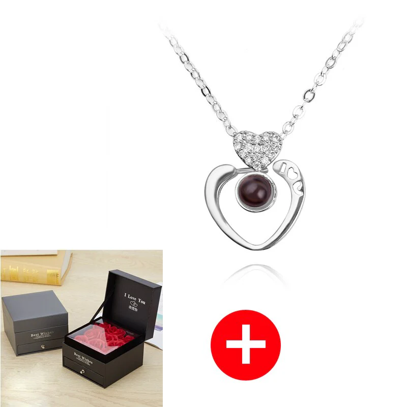 HULIANFU ROSE SPACE Soap Flower Jewelry Gift Box Rose Box Christmas Present Women  Birthday Party Gift for Mom Girlfriend Gifts - Deanwangkt