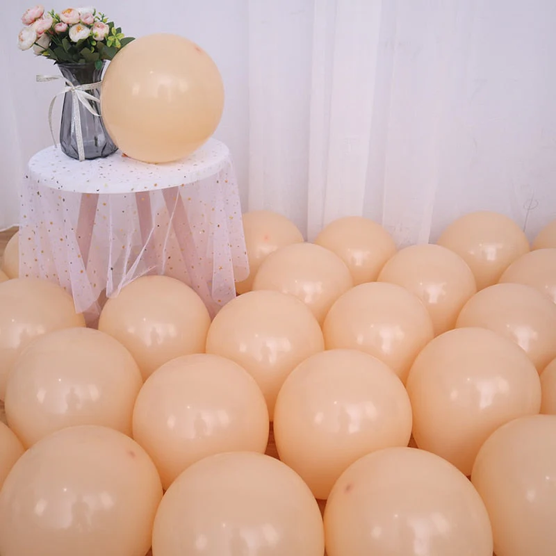 HULIANFU Latex Balloons 10 inch Large Helium Party Balloons for Wedding Birthday Party Supplies Ceremony Decorations 30/50/100 pcs - Deanwangkt