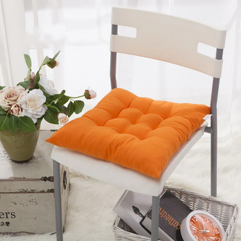 HULIANFU Winter Home Chair Cushion New Outdoor Thick Cushion Pad Office Dining Chair Mattress Pure Sofa Chair Back Pad Comfort Square - Deanwangkt