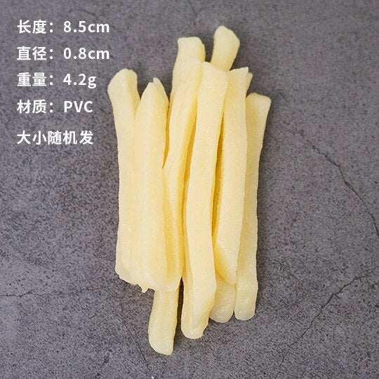HULIANFU Simulation Fried Chicken Model Food Photo Prop Artificial Hamburger Fake French Fries Cake Funny Toys Fast Food Shop Display Dec - Deanwangkt