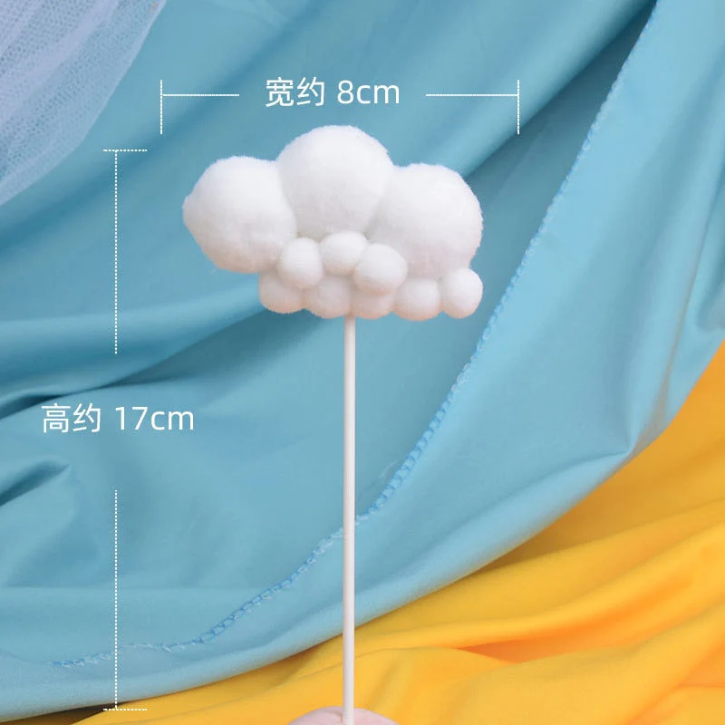 HULIANFU Soft Clay Number Balloon Cake Birthday Topper 1st Birthday Party Decorations Kids Baby Shower Girl  Happy Birthday Cake Topper - Deanwangkt