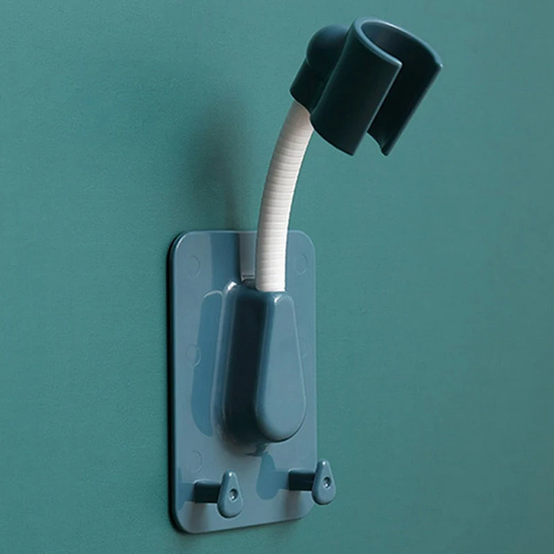 HULIANFU Universal Adjustable Shower Bracket Holder Color Plastic Shower Head Stand Holder Wall-Sticky Bath Rack Batheroom Holder - Deanwangkt