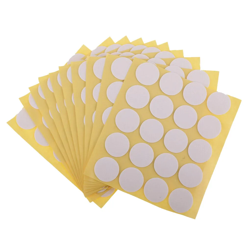 HULIANFU Pack of 100/200 Candle Wick Stickers Double-sided Adhesive Dots for Candle Making 20mm - Deanwangkt