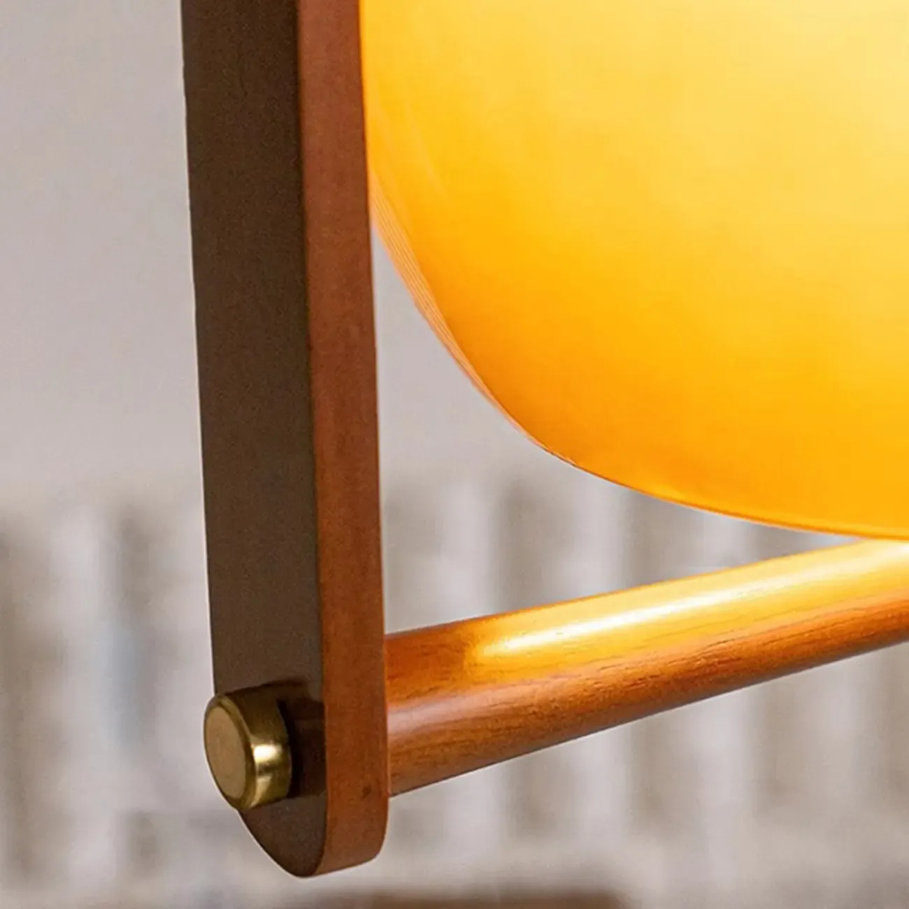 Modern Brown Glass Dome Pendant Lamp