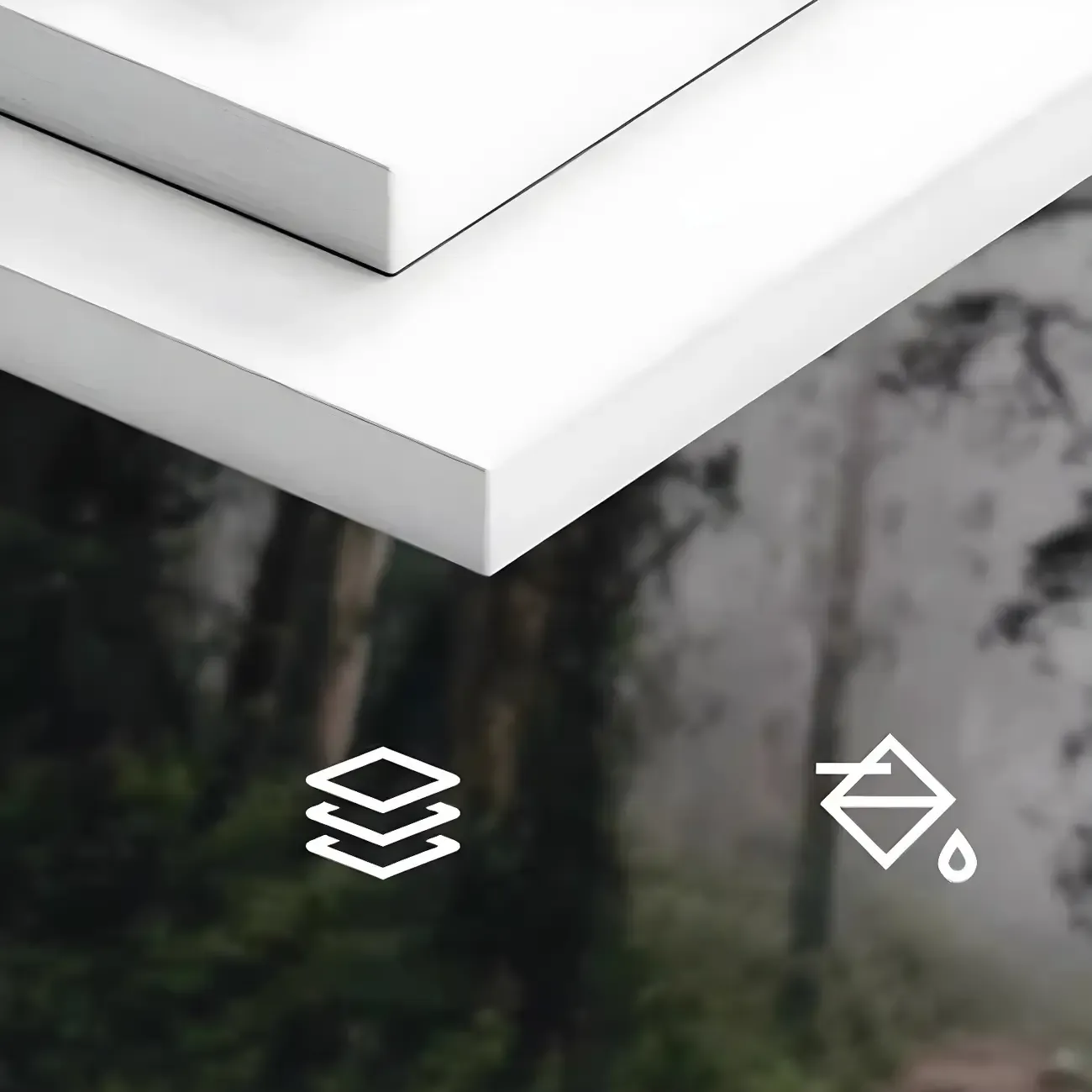 White Rectangle Large Wood Open Display Cabinet