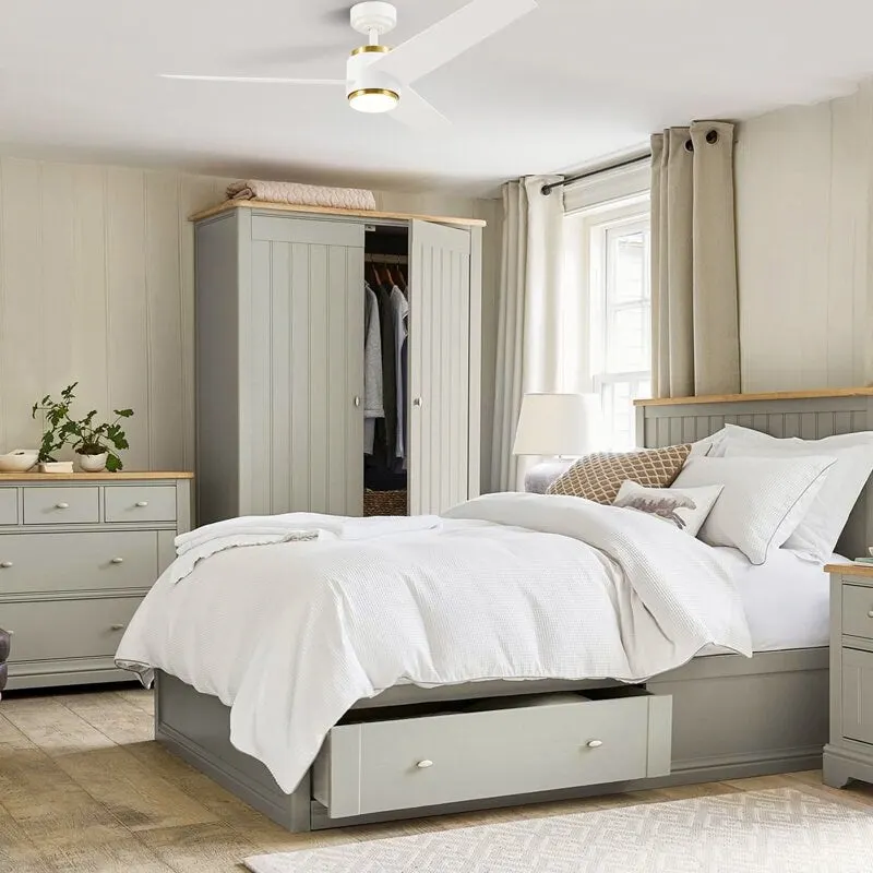 CO-Z 52  LED Ceiling Fan with Dimmable Light Kit and Remote Control - 52 Inches