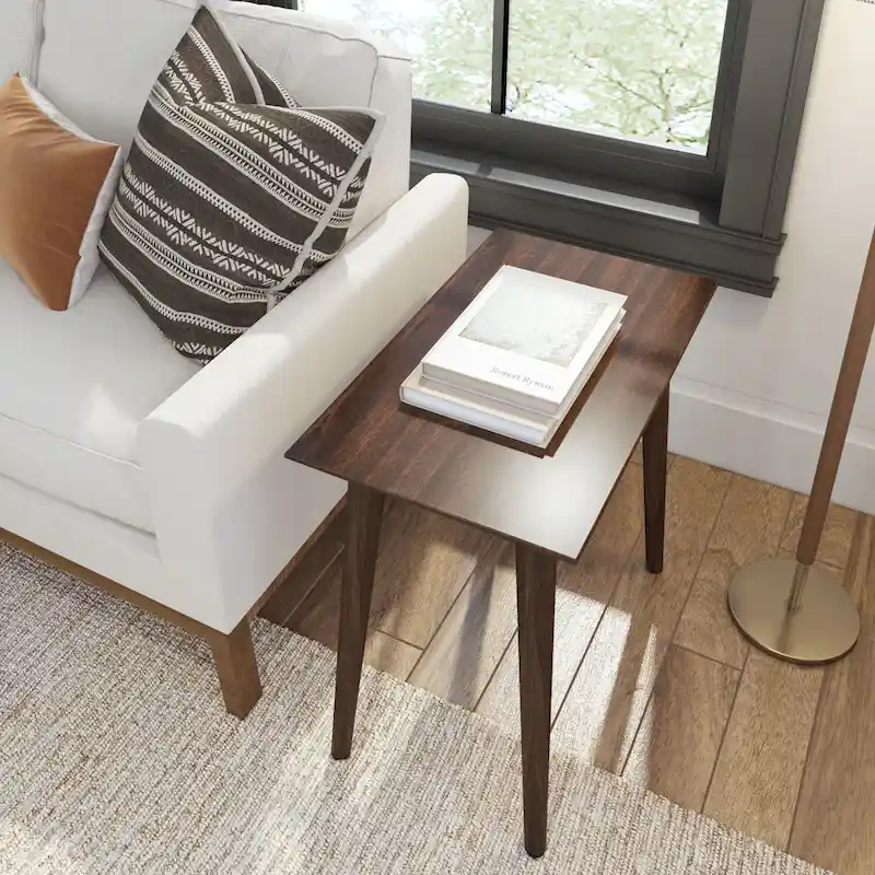 Plank and Beam Mid-Century Rectangular Side Table - 24