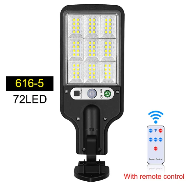 HULIANFU Outdoor Solar Lamp Solar Street Lights With 3 Light Mode Waterproof Motion Sensor Security Lighting for Garden Patio Path Yard - Deanwangkt