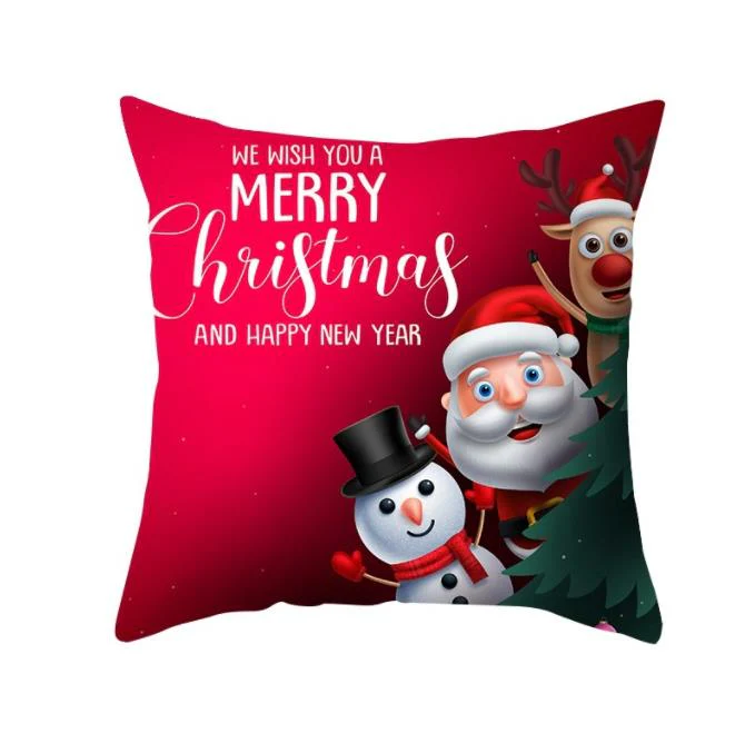 HULIANFU Santa pillowcase Happy New Year 2026  Xmas Gifts  Christmas Decor For Home Merry Christmas Ornament Navidad Natal Xmas Gifts - Deanwangkt