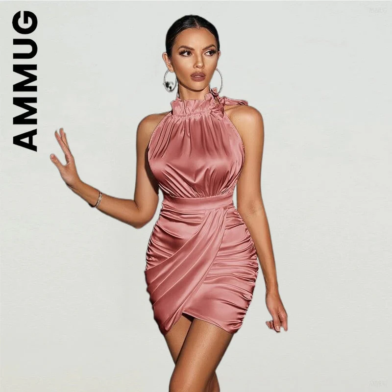 hulianfu Women Fashion Dress sleeveless sexy mini dresses Style Harajuku Dresses Stylish Soft Sexy Dress Vestidos Women Clothing - Deanwangkt