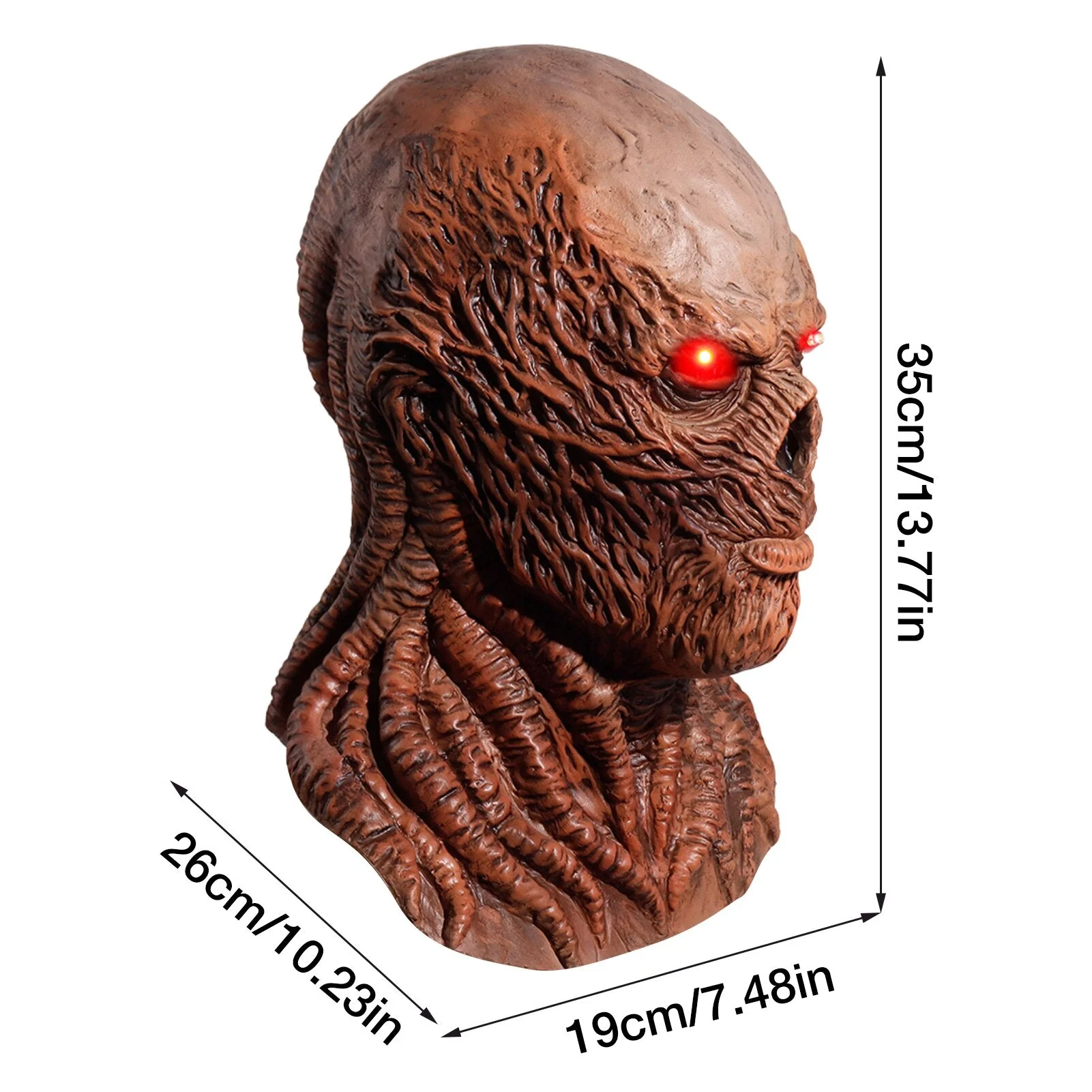 HULIANFU Steam Skull Halloween Mask Realistic Latex Full Face Creepy Skull Head Headgear Horror Mask Party Halloween Decoration - Deanwangkt