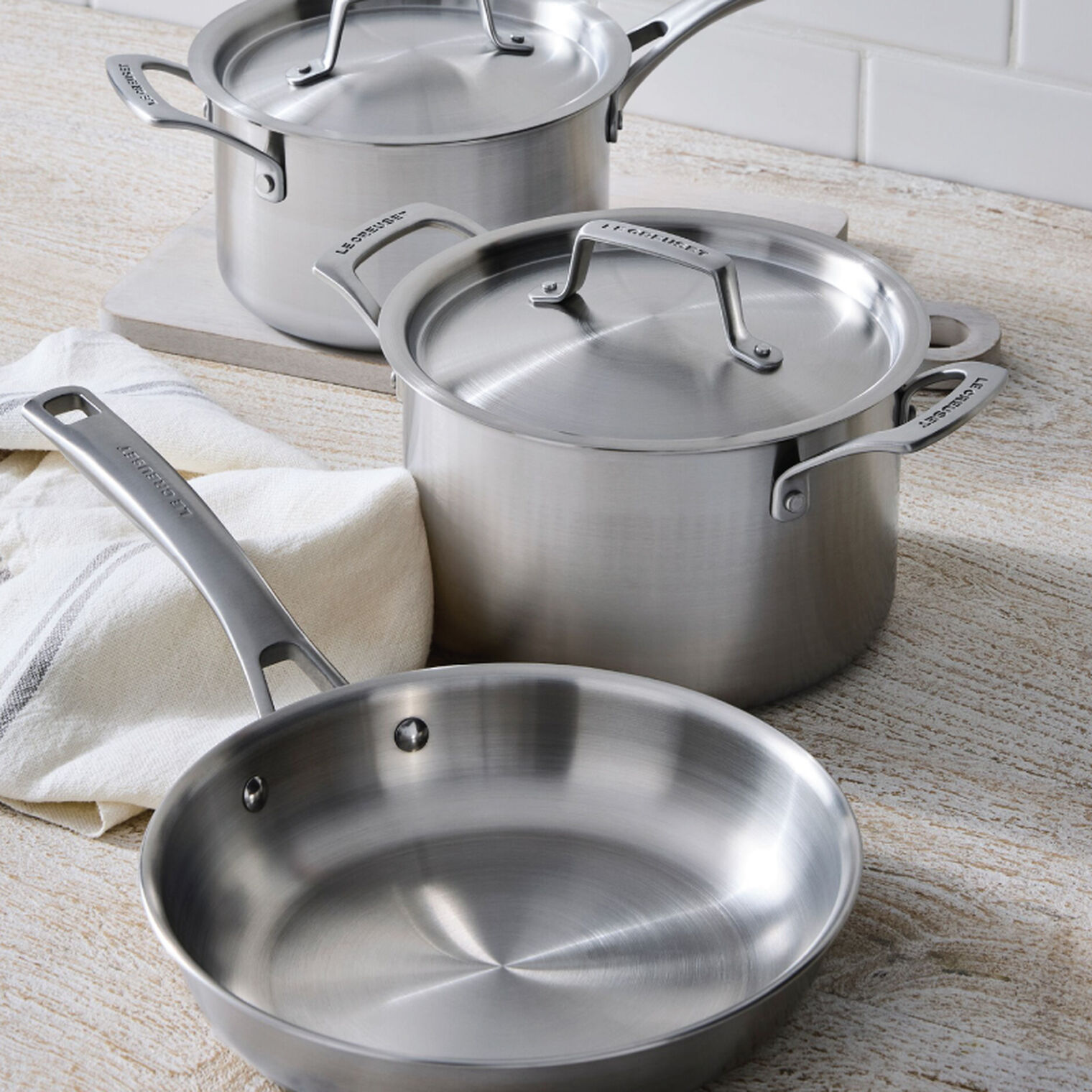 Essential Stainless Steel 5-Piece Cookware Set
