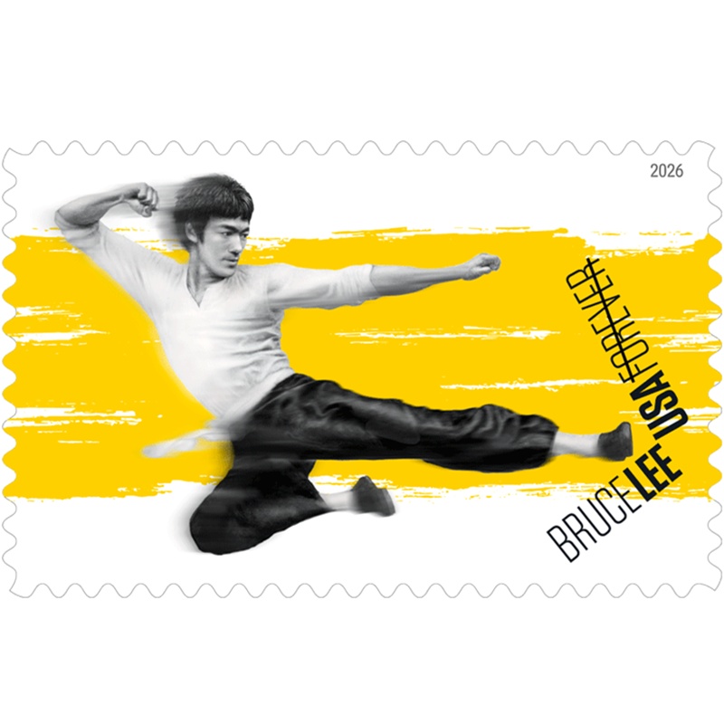 Bruce Lee 2026, (Sheet of 20) - TWENTYSTAMPS