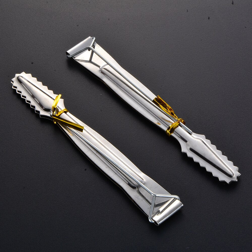 HULIANFU Metal Shisha Hookah Charcoal Tongs Tweezers Tobacco Tongs Water Pipe Sheesha Chicha Narguile Charcoal Tongs Shisha Hookah Tool - Deanwangkt