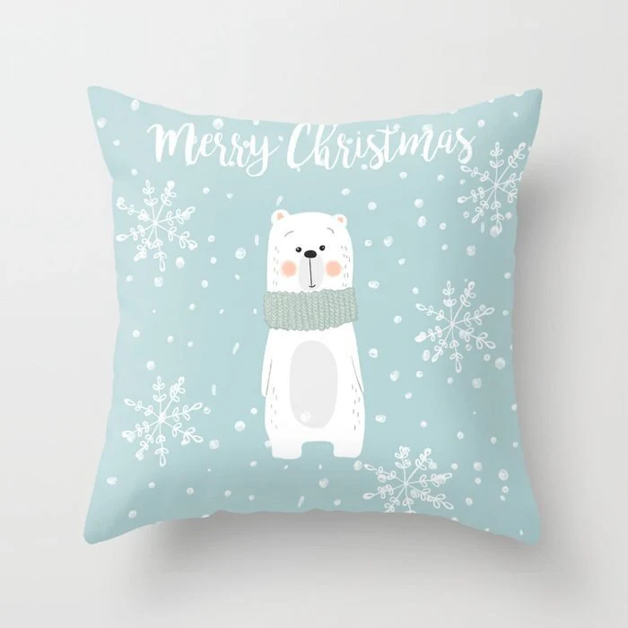 HULIANFU Super Hot Hipster Light Blue Green Mint Cushion Cases Modern Geometry Print Boho Decorative Pillowcase Sofa Couch Throw Pillows - Deanwangkt