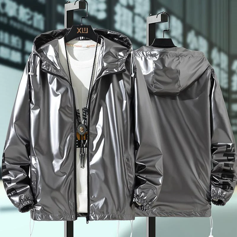Spring Autumn Waterproof Oversize Jacket Women Clothes Hooded Zipper Bomber Jackets Outerwear Harajuku Windbreaker Coat - Deanwangkt